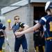 Chelsea catcher Carley Wooster throws a ball after catching an out on Monday, April 29. Daniel Brenner I AnnArbor.com